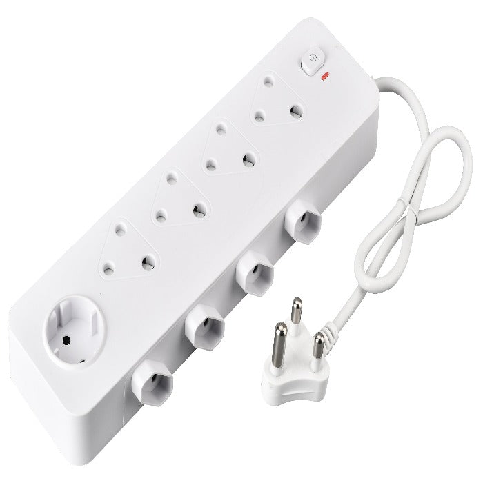 16A SWITCHED MULTIPLUG 09 WHITE