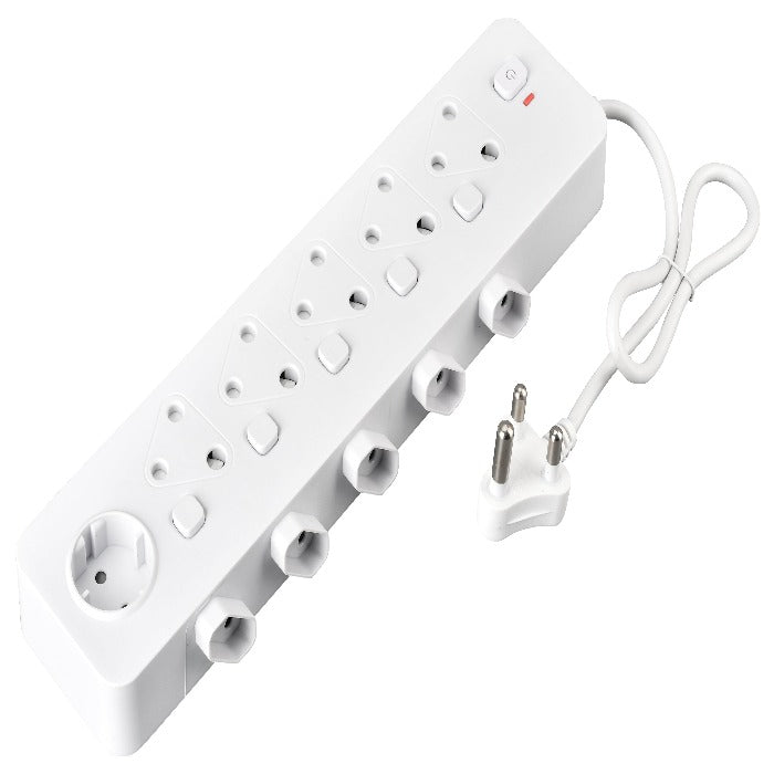 16A SWITCHED MULTIPLUG 11K WHITE