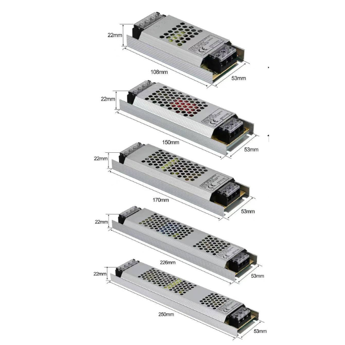 Switch2LED 12v Strip Light Slimline Drivers