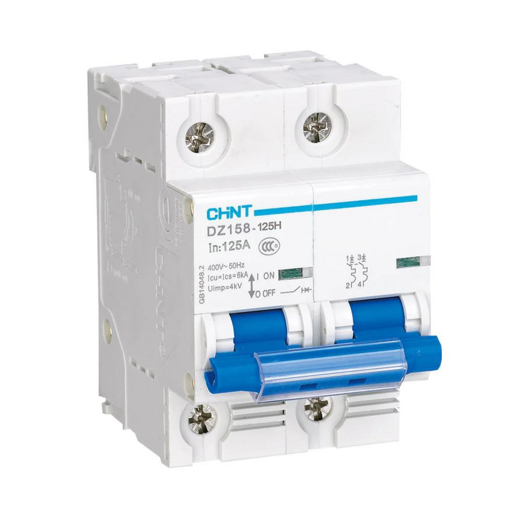 CHINT Miniature Circuit Breaker 2-Pole 6KA MCB 80-125A – Wynberg
