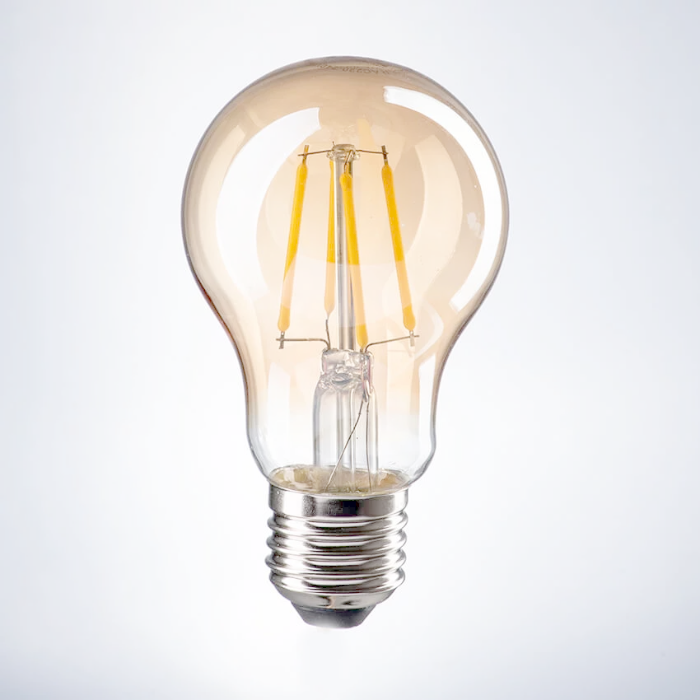 A60 LED Filament Bulb E27 4W Amber