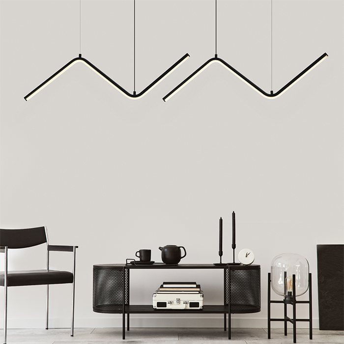 Dark Lighting Bend Pendant Light