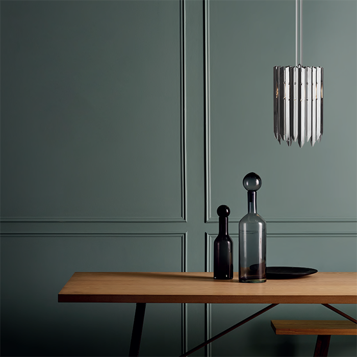 Dark Lighting Enigma Mini Pendant Aluminium E27 Matte Black Chrome ...