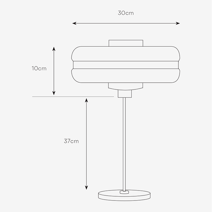 Dark Lighting Mason Table Lamp