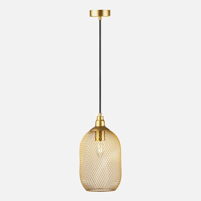 Dark Lighting Mesh Pendant Light