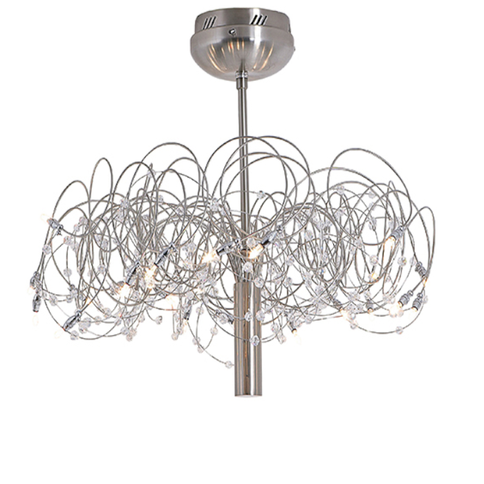 Eurolux CH143 Chaos 20LT Chandelier 800mm Chrome