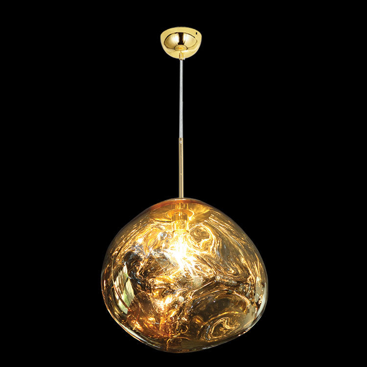 K-Light DL-KLCH-9306/GD Large Golden Molten Pendant | Buy Online