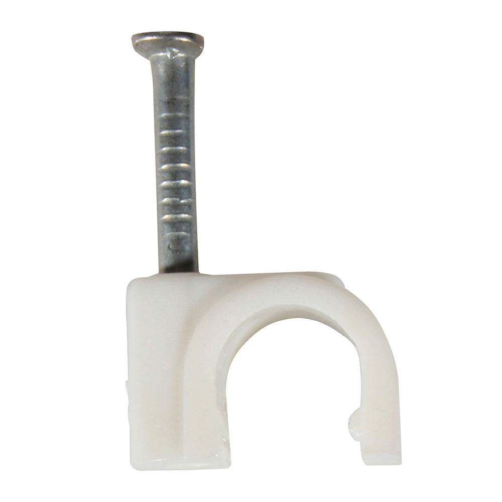Cable clips RND 6.0mm (100 Pack)