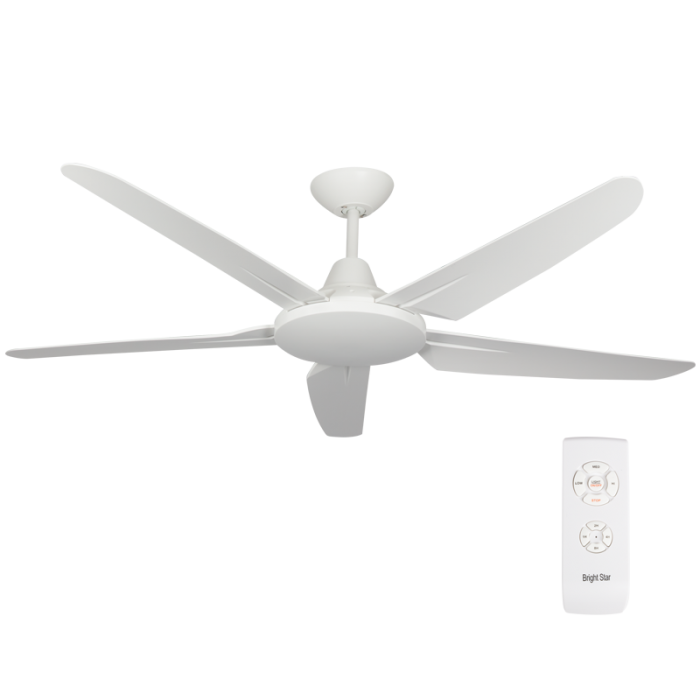 BrightStar FCF055 WHITE Metal with Retractable ABS Blades