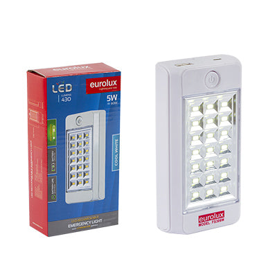 Eurolux FS306W - Rechargeable Emergency Light LED 5w 6000-7500K