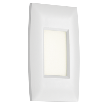 Bright Star FT036 WHITE LED Footlight Fits into a 2 X 4 Surface Mount Box ABS and PC Cover IP65