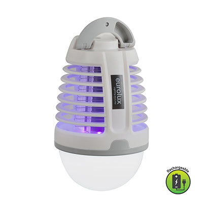 Eurolux H127W - Rechargeable LED Camping Insect Killer White 5w