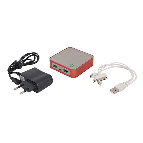 Mobile Power Bank Supply Red