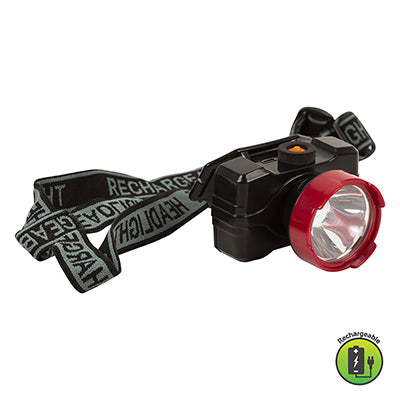 Eurolux H211 - Rechargeable Head Lamp 1w Black/Red