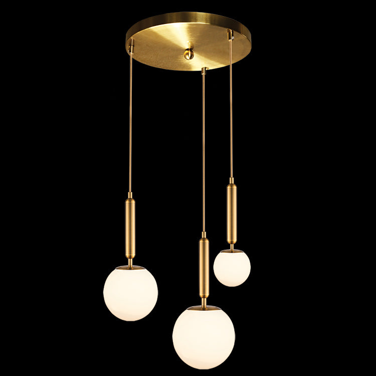 K-Light 3E-KLCH-108-3/P Fizz Pop Opal Glass on a Plate Pendant light