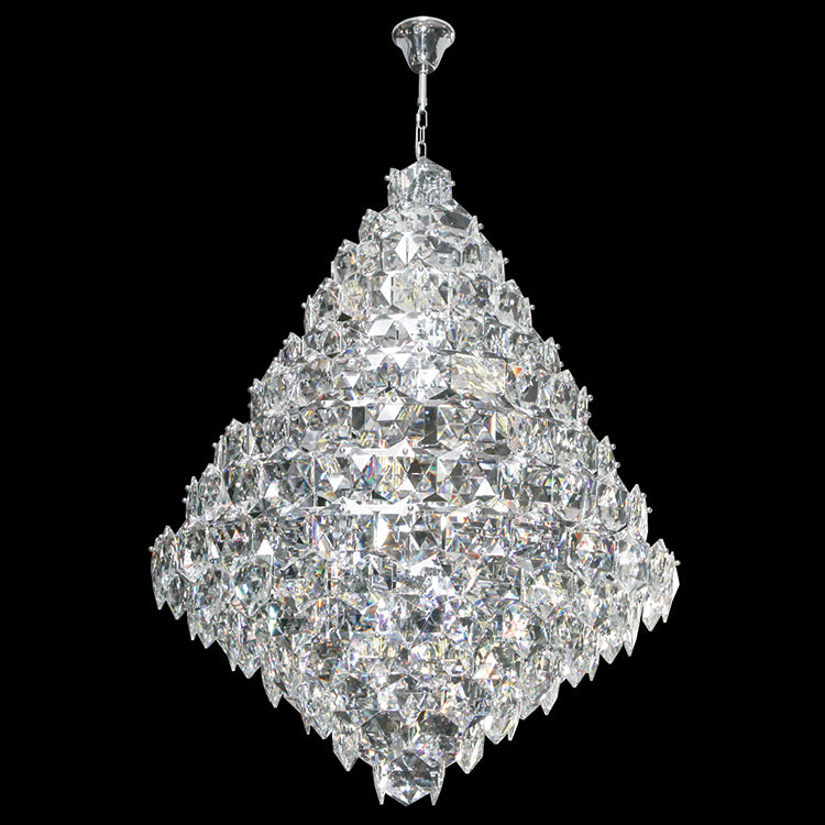 Large Diamond Crystal Chandelier