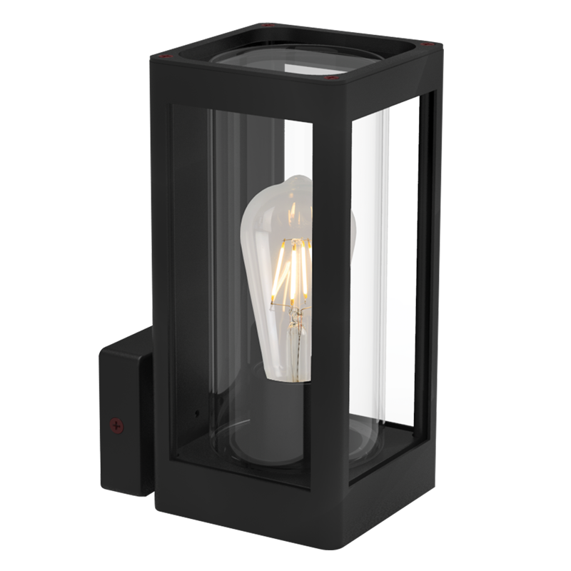 BrightStar L369 Up Facing Aluminium Lantern with Clear Glass IP44
