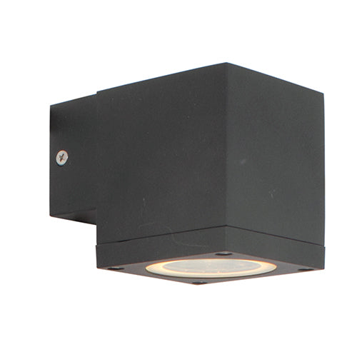 Eurolux Kube Down or Up Only Wall Light | White, Black, Graphite, Silver - IP65