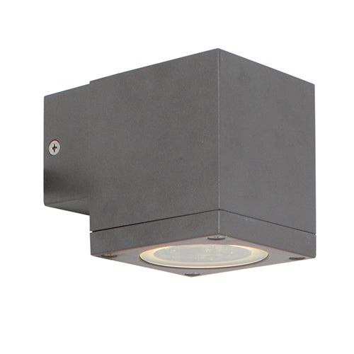 Eurolux Kube Down or Up Only Wall Light | White, Black, Graphite, Silver - IP65