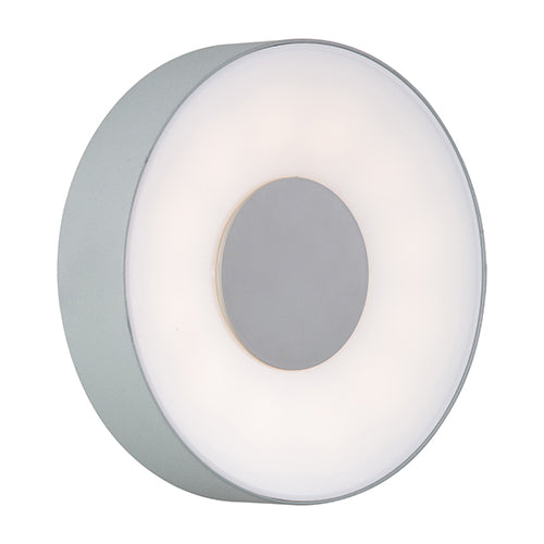 Ublo LED Round Ceiling/Wall Light Silver 8w