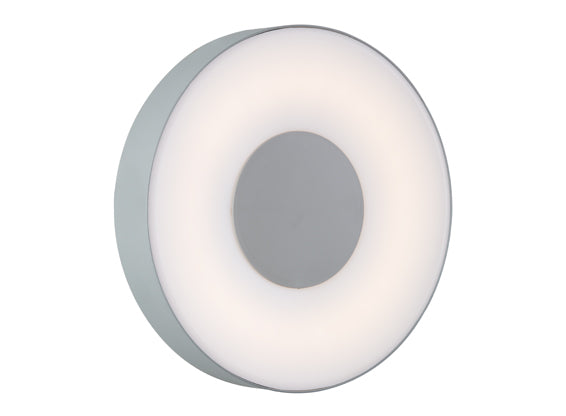 Ublo LED Round Ceiling/Wall Light Silver 16.5w