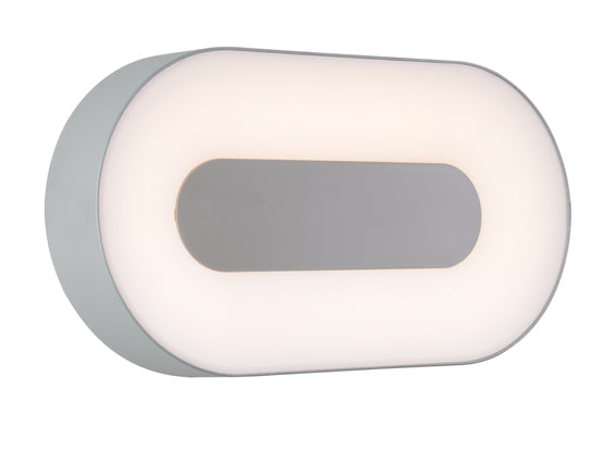 Ublo LED Oval Ceiling/Wall Light Silver 15w