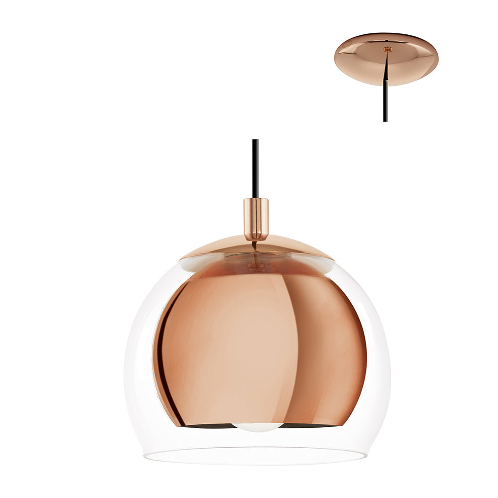 Rocamar 1LT Pendant 190mm Copper