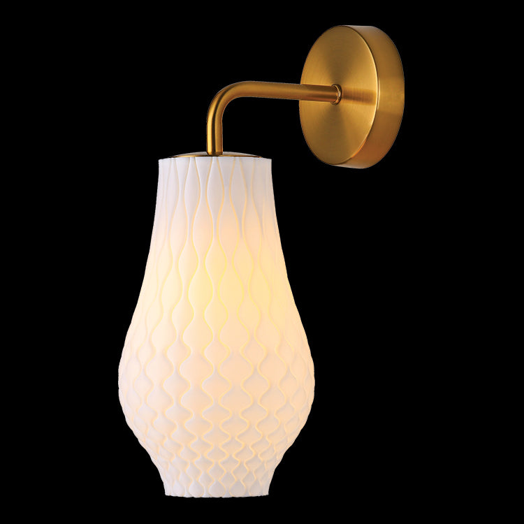 Bluebell 3D Printed Recycled Wall Light