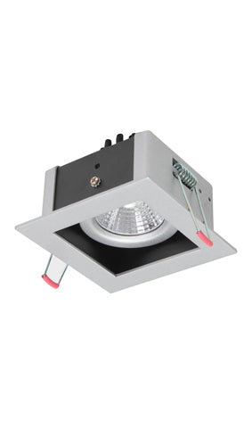 Xin Square Downlight LED 6.5w Silver 3000K