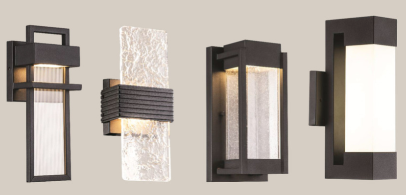 Metal and Glass Decorative Wall Light