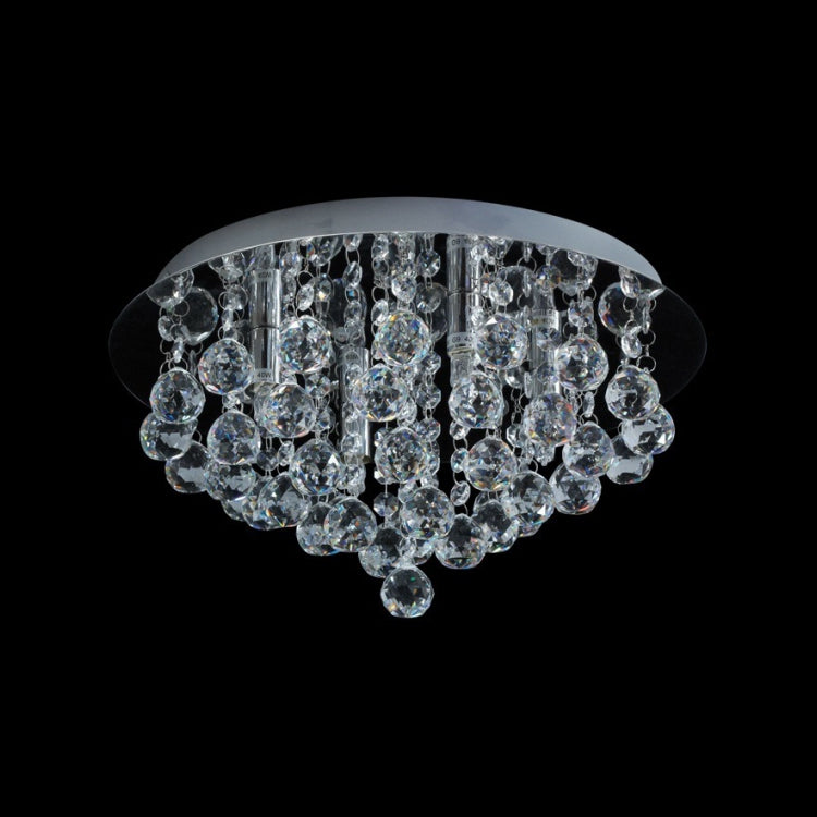 LED Small Round K9 Crystal Ceiling Fitting