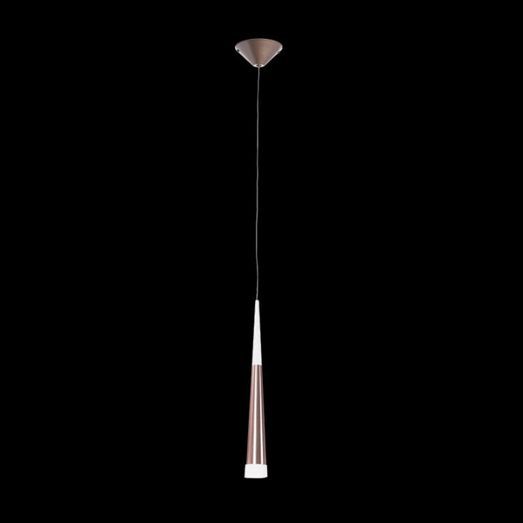 LED Single Cone Coffee Pendant