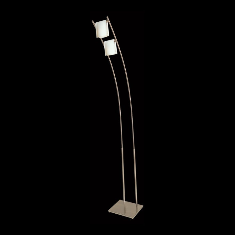 230v 40W G9 Folded Glass Floor Lamp with Foot switch