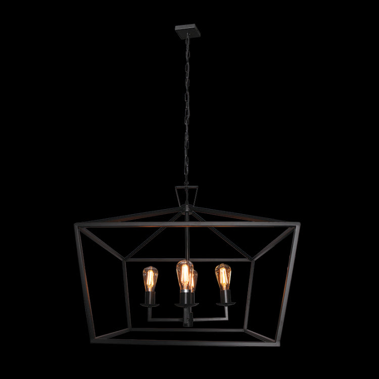 230v 40W E27 Large Pentagon Ranch Iron Pendant