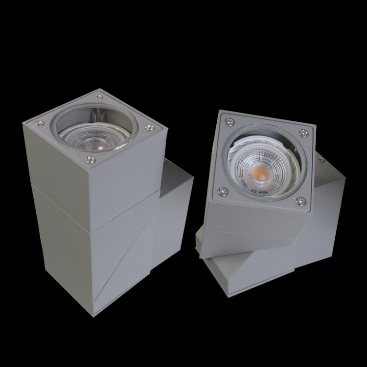 Square 360 Degree Tilt Wall Light