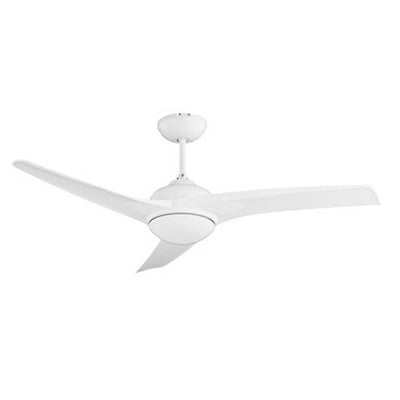 Radiant RC219 Mach One Ceiling Light Fan & Remote White Non Dimmable