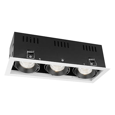 Radiant RD302 D/Light Adjustable Black/White LED 3x9w