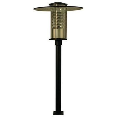 Radiant RO397 Lantern Pole Light MH150 Pole Excluded Black