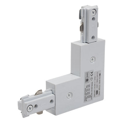 Radiant RPR330W Track 230v 3 Wire 90 Degree Connector White