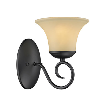 Radiant RW145 Ebele Wall Light Black 1xE27