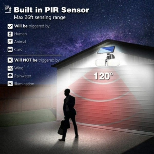 Solar Security Motion Sensor Light 9805